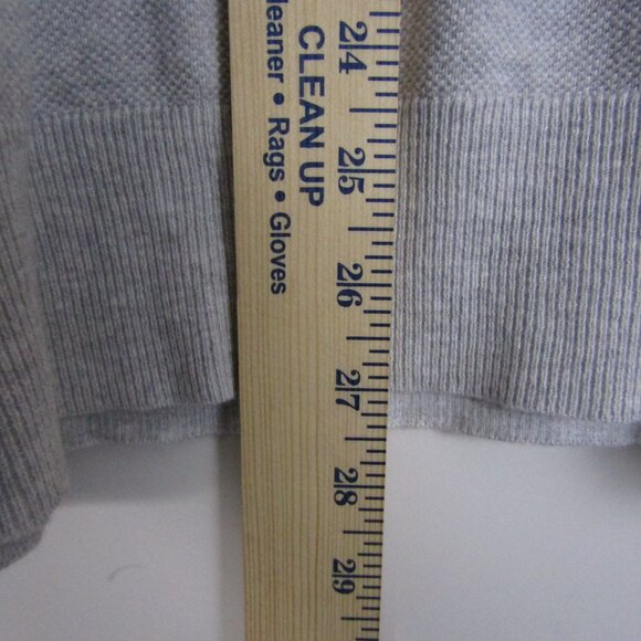 J Crew Men's Thermal Top Gray Medium Minimalist Capsule Wardrobe Preppy Casual - Picture 9 of 10